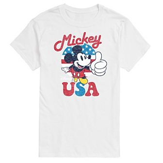 Disney's Mickey Mouse Big & Tall USA Graphic Tee