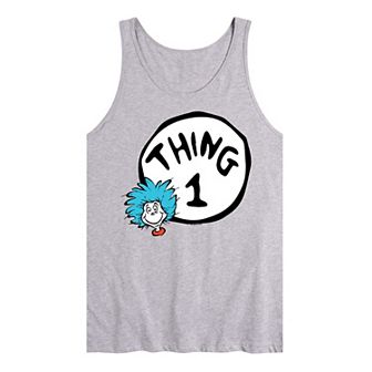 Men's Dr Seuss Thing One Graphic Tank Top