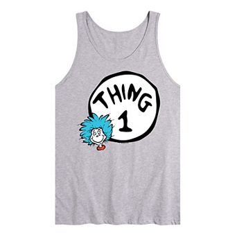 Men's Dr Seuss Thing One Graphic Tank Top