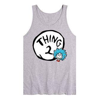 Men's Dr Seuss Thing Two Graphic Tank Top