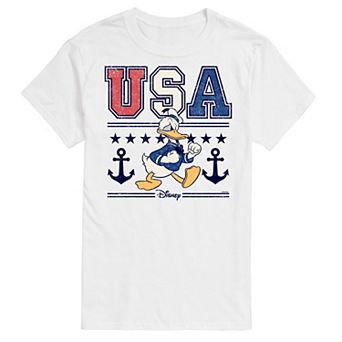 Disney's Big & Tall USA Donald Graphic Tee