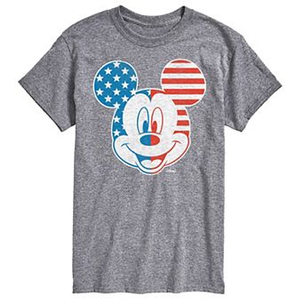 Disney's Mickey Mouse Big & Tall Stars And Stripes Graphic Tee