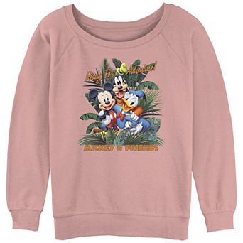 Juniors' Mickey Mouse Adventure Friends Graphic Fleece