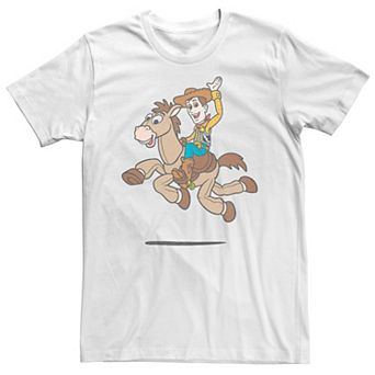 Disney / Pixar's Toy Story Juniors' Cartoon Woody And Bullseye Boyfriend Graphic Tee