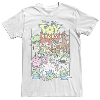 Disney / Pixar's Toy Story Juniors' Cartoon Group Shot Boyfriend Graphic Tee