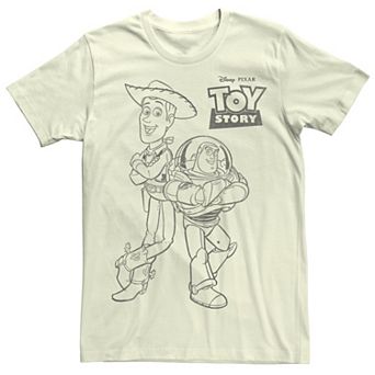 Disney / Pixar's Toy Story Juniors' Best Friends Woody And Buzz Boyfriend Graphic Tee