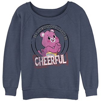 Juniors' Care Bears Cheery Horoscope Slouchy Terry Pullover