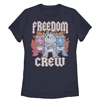 Juniors' Care Bears Freedom Crew Graphic Tee