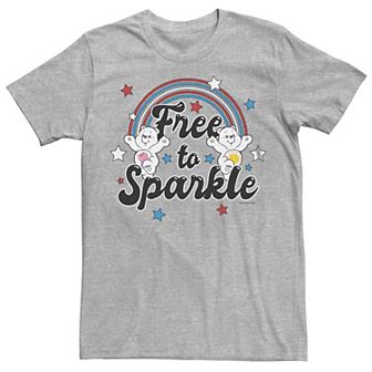 Juniors' Care Bears American Stars Free to Sparkle Boyfriend Graphic Tee