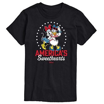Disney's Minnie Mouse & Daisy Duck Men's America's Sweethearts Graphic Tee