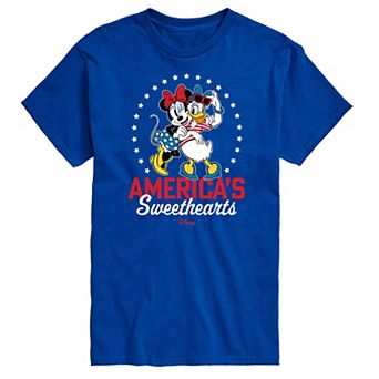Disney's Minnie Mouse & Daisy Duck Men's America's Sweethearts Graphic Tee