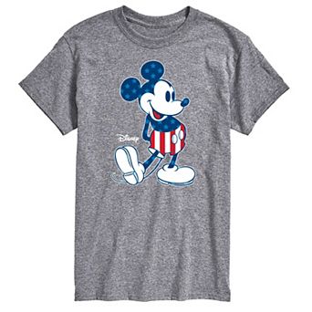 Disney's Mickey Mouse Men's Americana Flag Graphic Tee