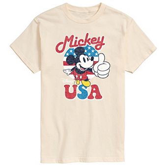 Disney's Mickey Mouse Men's USA Americana Graphic Tee
