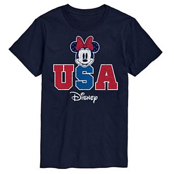 Disney's Minnie Mouse Men's USA Graphic Tee