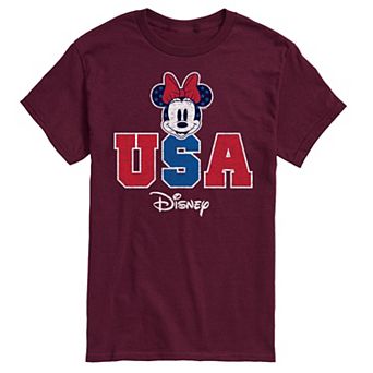 Disney's Minnie Mouse Men's USA Graphic Tee