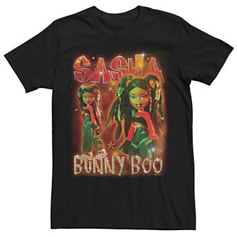Juniors' Bratz Sasha Bunny Boo Boyfriend Graphic Tee