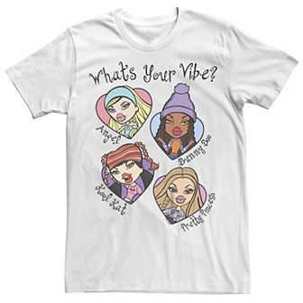 Juniors' Bratz Pick Your Vibe Boyfriend Graphic Tee