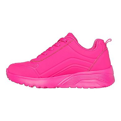 Skechers Street Uno Lite Neon Zip Girls' Shoes