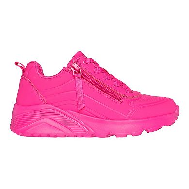 Skechers Street Uno Lite Neon Zip Girls' Shoes