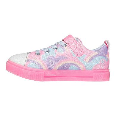  Skechers® Twinkle Toes: Twinkle Sparks Ice 2.0 Shimmering Sky Little Kid Girls' Light-Up Shoes