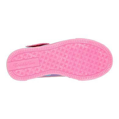  Skechers® Twinkle Toes: Twinkle Sparks Ice 2.0 Shimmering Sky Little Kid Girls' Light-Up Shoes