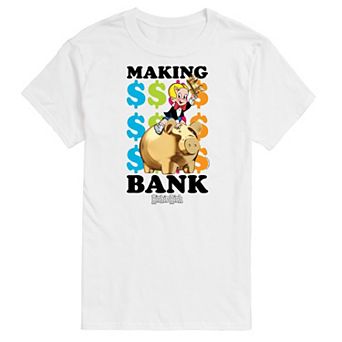 Big & Tall Richie Rich Making Bank Graphic Tee