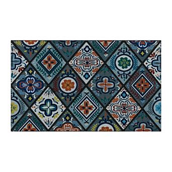 Sonoma Goods For Life® Folk Diamonds 18" x 30" All Weather Doormat