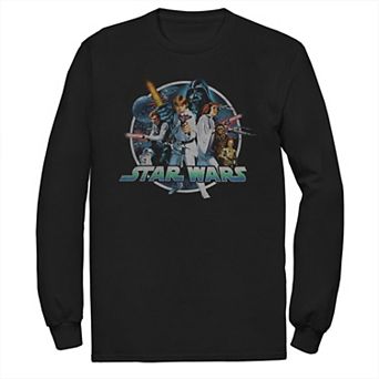 Big & Tall Star Wars Group Wars Long Sleeve