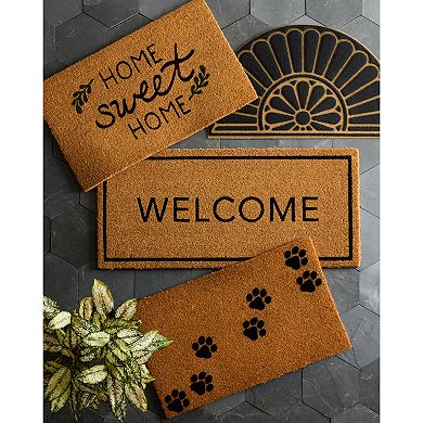Sonoma Goods For Life® Scallop Slice 18" x 30" All Weather Doormat