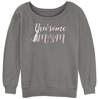 Disney's 101 Dalmatians Juniors' Perdita Pawsome Mom Slouchy Graphic Sweatshirt