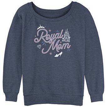 Disney Princesses Juniors' Royal Mom Slouchy Terry Pullover