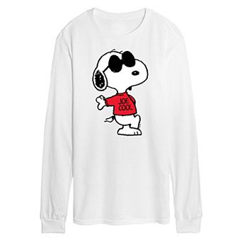 Men's Peanuts Joe Cool Long Sleeve Graphic Tee