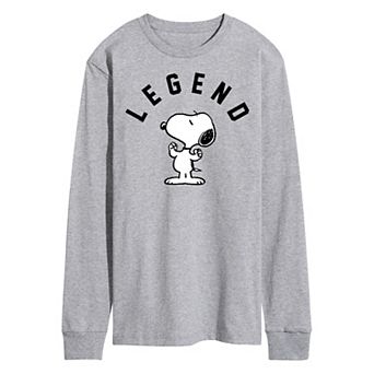 Men's Peanuts Legend Long Sleeve Graphic Tee