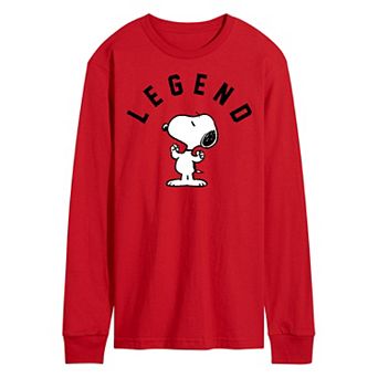 Men's Peanuts Legend Long Sleeve Graphic Tee