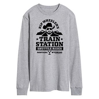 Men's Yellowstone RIP Wheeler Long Sleeve Graphic Tee
