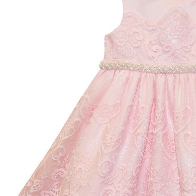 Toddler Girl Blueberi Boulevard Fit and Flare Lace Dress