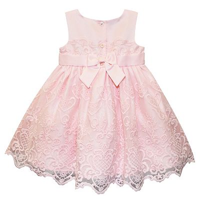 Toddler Girl Blueberi Boulevard Fit and Flare Lace Dress