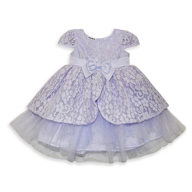 Toddler Girl Blueberi Boulevard Lace Fit and Flare Wrap Dress