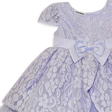 Toddler Girl Blueberi Boulevard Lace Fit and Flare Wrap Dress