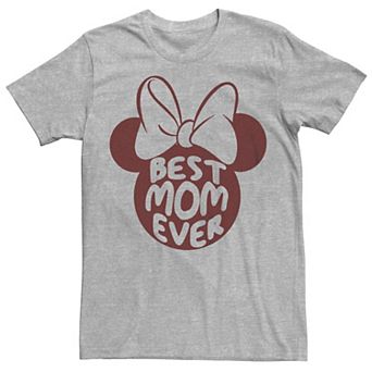 Disney's Minnie Mouse Juniors' Head Best Mom Ever Boyfriend Graphic Tee