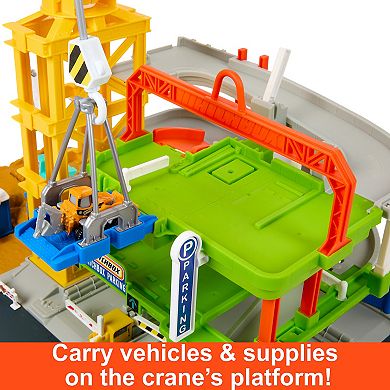 Mattel Matchbox Action Drivers Construction Playset & Construction Vehicle