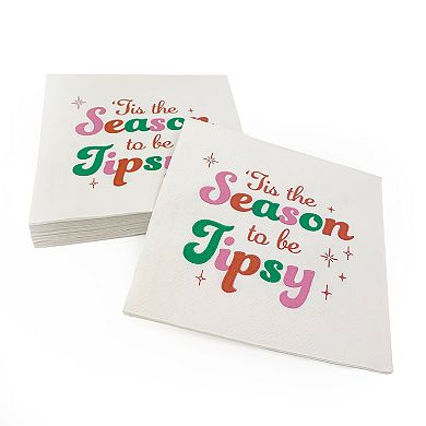 Punch Studio Tipsy Season Napkins