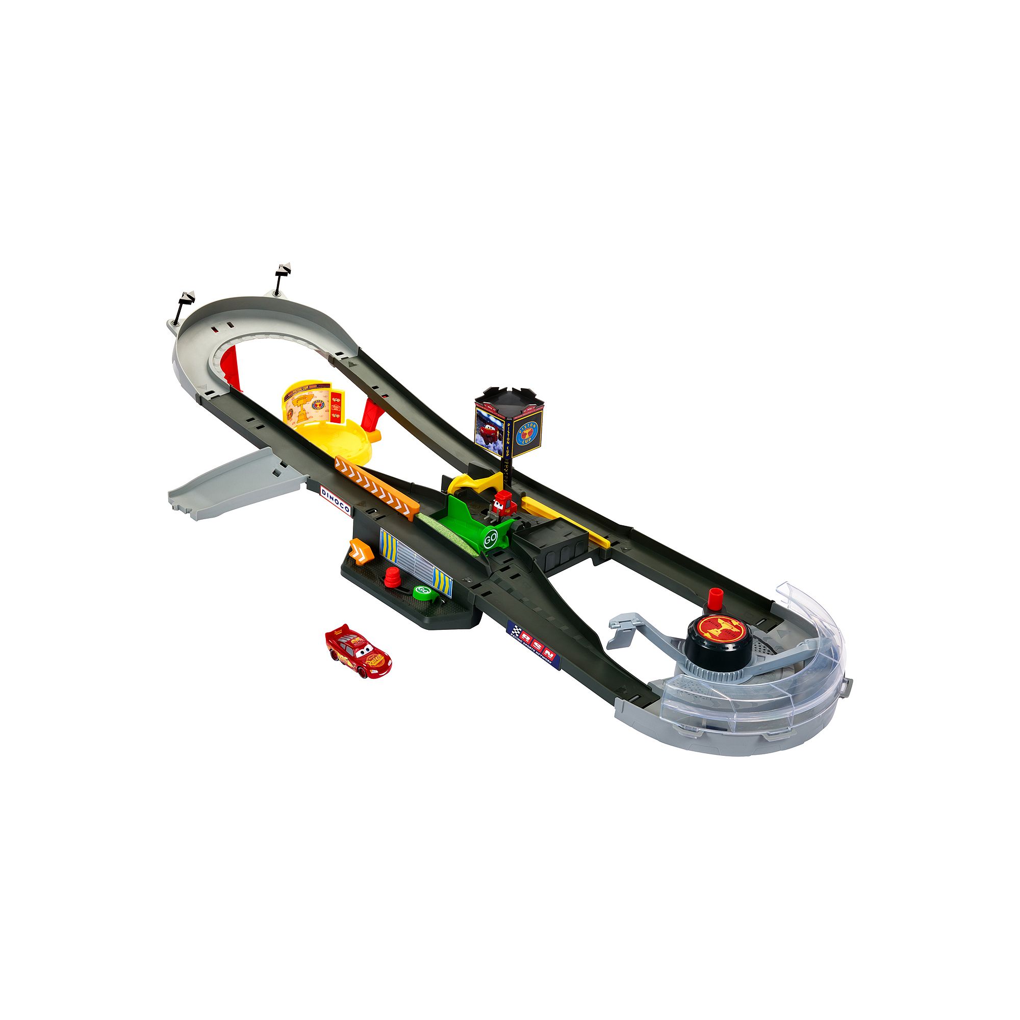 Mattel Disney / Pixars Cars Piston Cup Action Speedway Playset, Multi