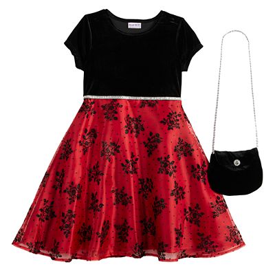 blueberi boulevard holiday dresses Girl's Blueberi Boulevard Fancy Holiday Dress Size5 Velvet &  Taffeta--PRETTY!!*