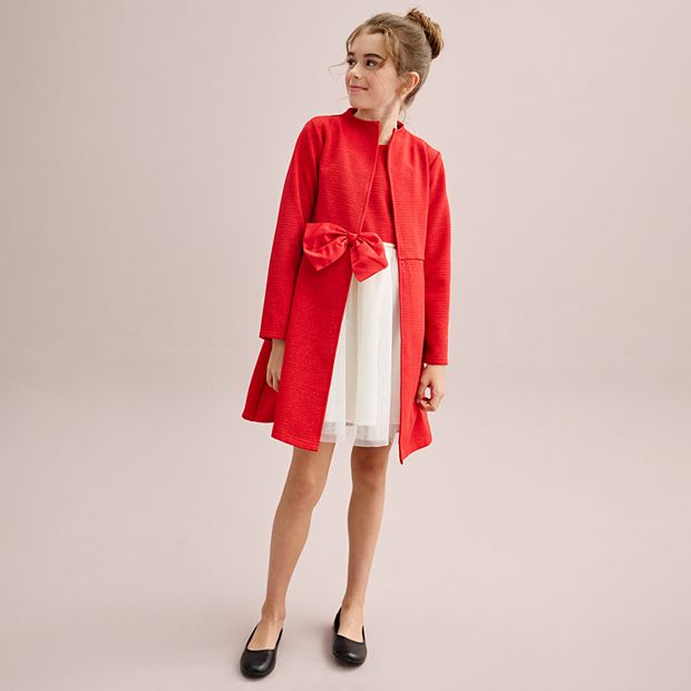 Kohls girls 2024 red dress