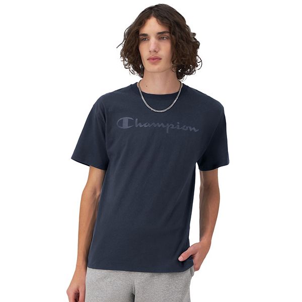 Men's Champion® Logo Tee - Navy (S)