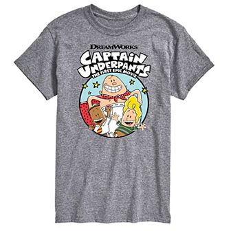 Big & Tall Captain Underpants George Harold Graphic Tee