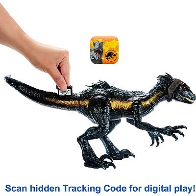 Mattel Jurassic World Track 'n Attack Indoraptor Action Figure