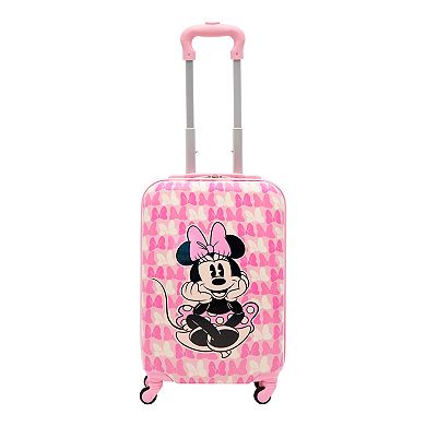 Disney by ful Minnie Mouse Bows 21-Inch Carry-On Hardside Spinner Luggage