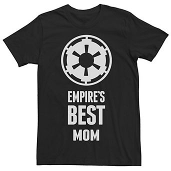 Juniors' Star Wars Empire's Best Mom Empire Logo Boyfriend Graphic Tee